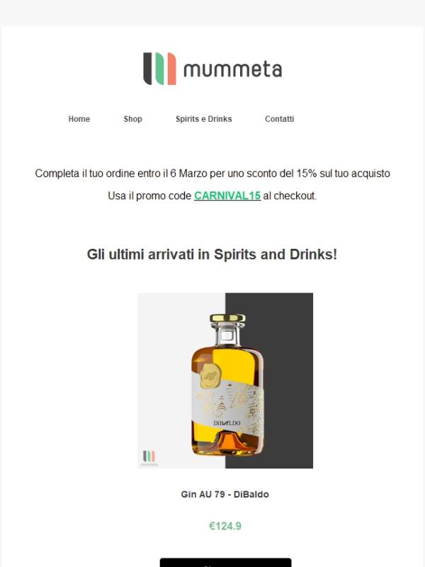 nuovi 🔦 Gin in arrivo ⌛ Occhio allo Sconto di Carnevale