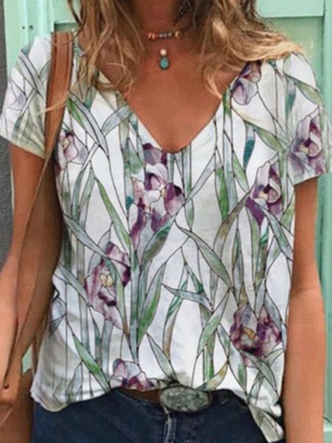 Neck short sleeve Shirts & To...