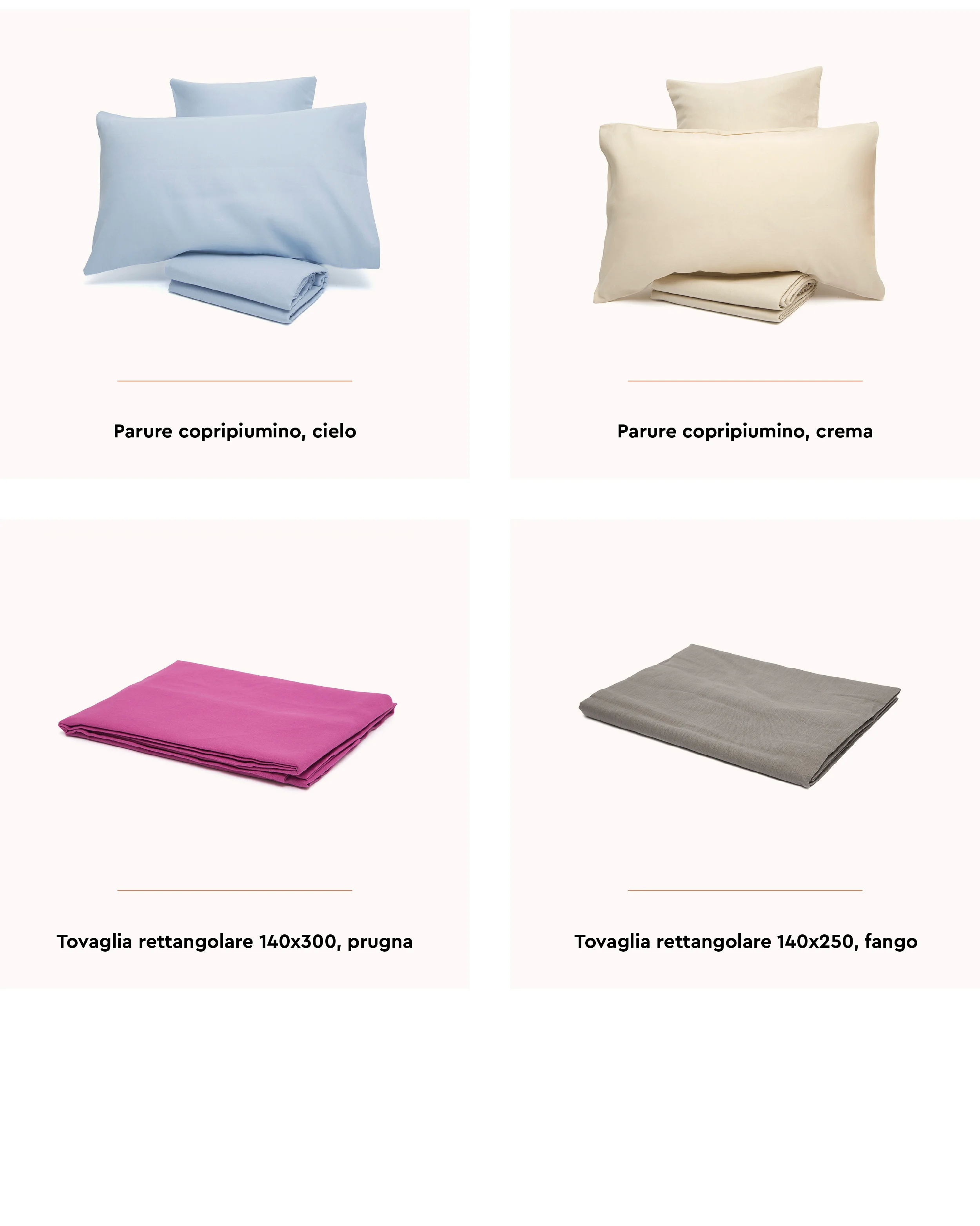Carezza di Lino - tessile letto, biancheria letto, tessile casa in lino