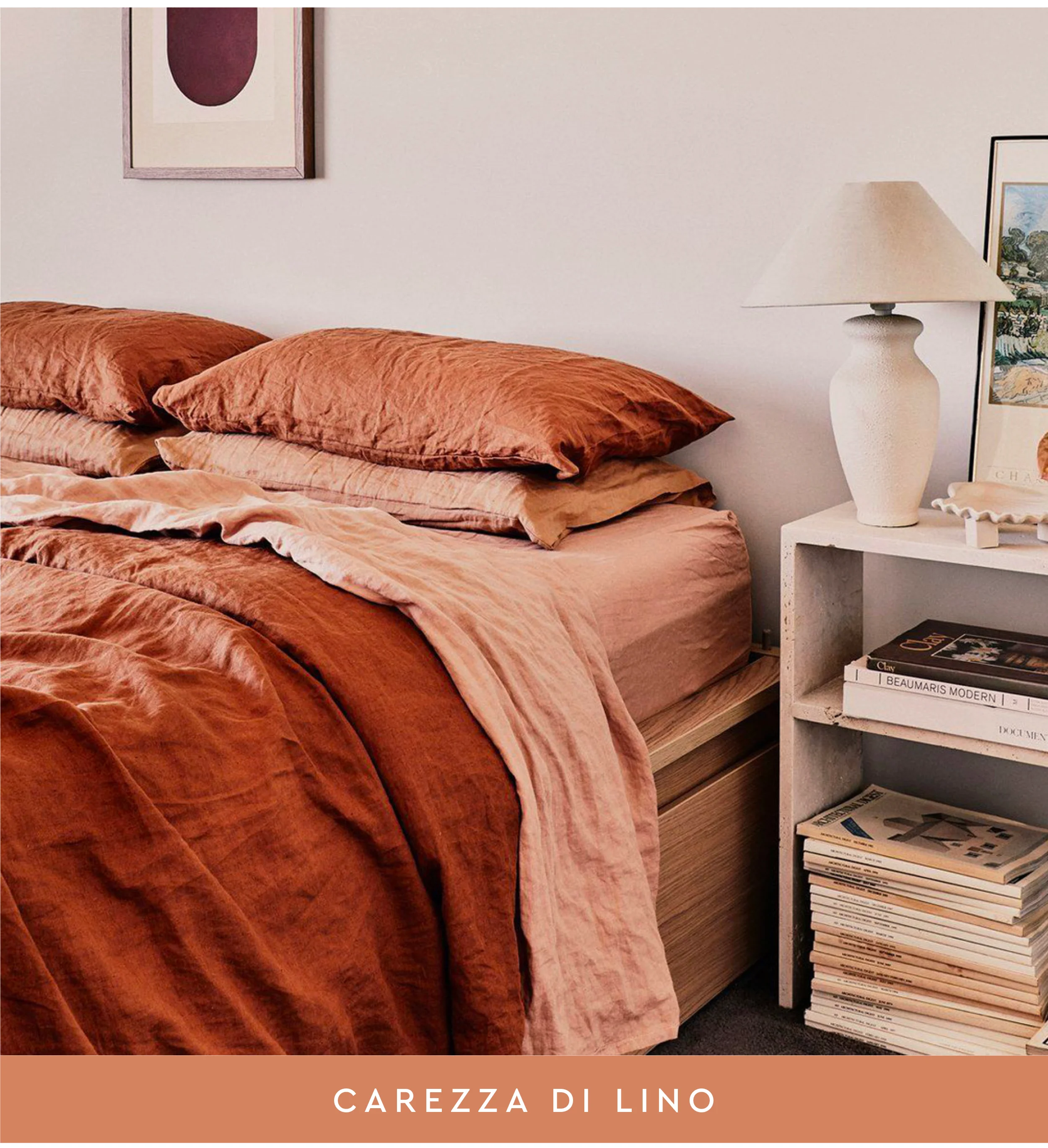 Carezza di Lino - tessile letto, biancheria letto, tessile casa in lino