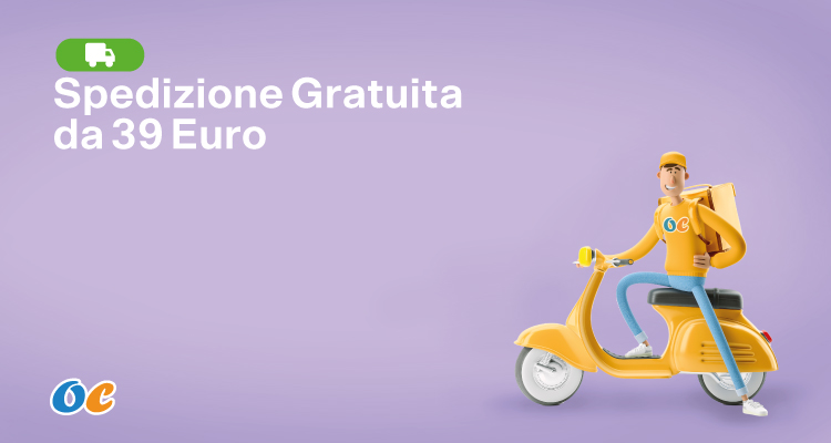spedizione gratuita da 39€ - ultime ore