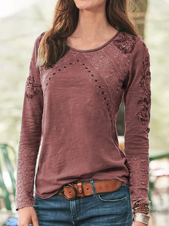    Women Sweet Long Sleeve To...