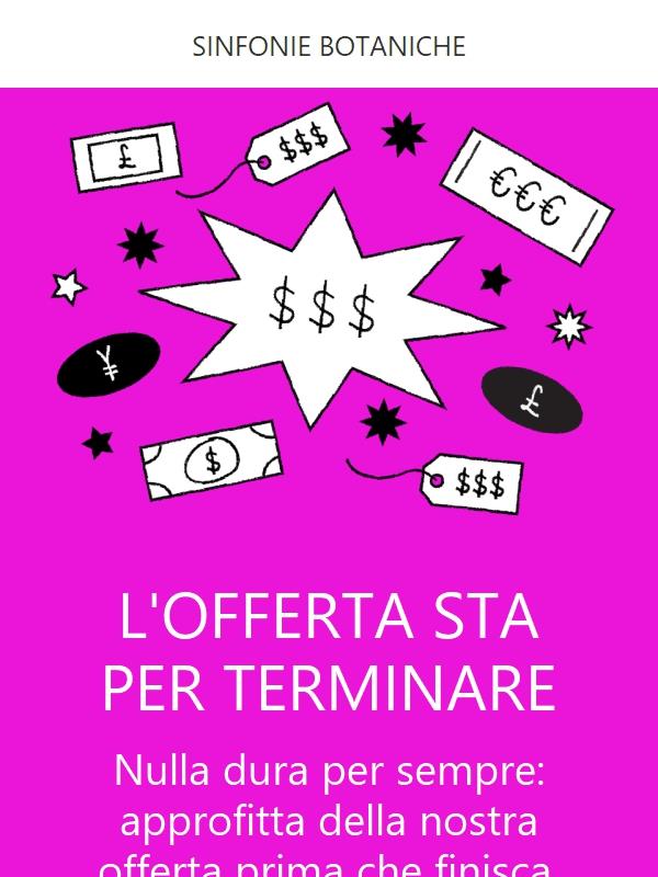 Solo per poche ore ancora: SCONTI FINO AL 50%