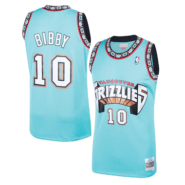 Maglia Vancouver Grizzlies Mike Bibby Hardwood Classics Road Swingman di Mitchell & Ness - Uomo