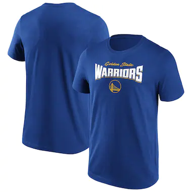 T-shirt con grafica ad arco con scritta Golden State Warriors Fanatics - Uomo