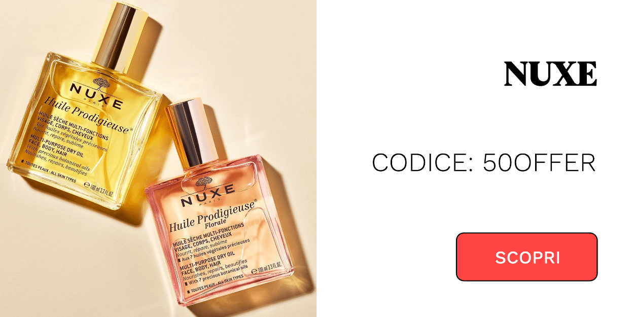 50% for second product nuxe