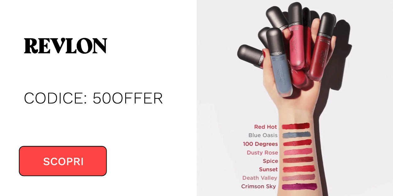 50% for second product revlon