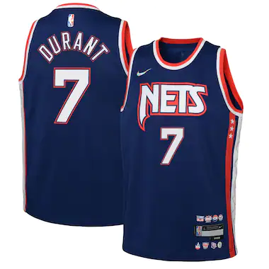 Maglia Brooklyn Nets Nike City Edition Swingman - Kevin Durant - Ragazzi