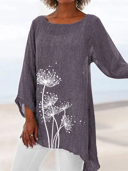 Printed Long Sleeve Shirts & ...