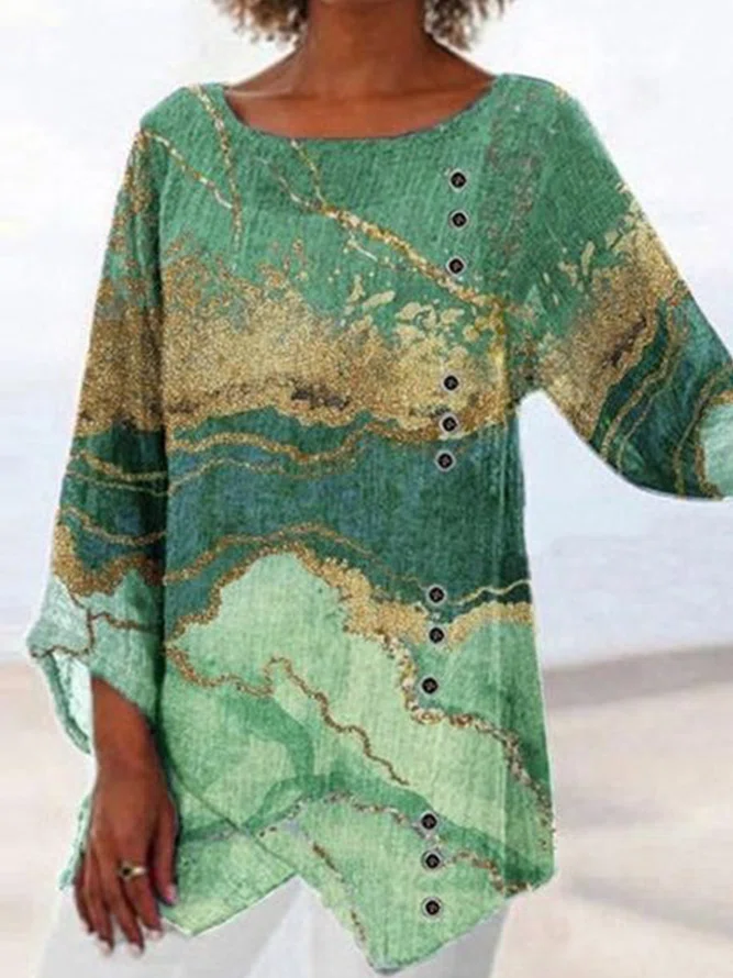 loose nail button top Plus Si...