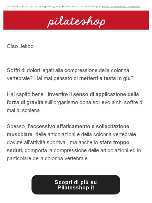 Allevia il mal di schiena a testa in giù!