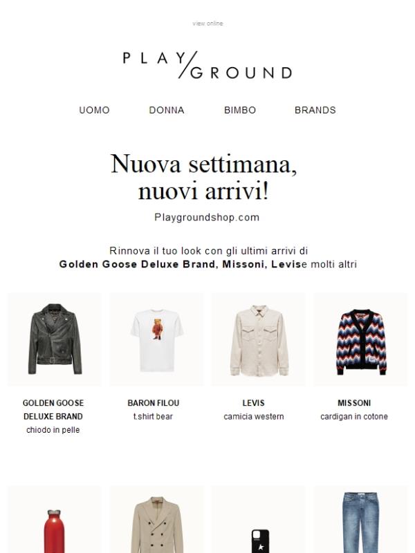 PLAYGROUND | Nuova settimana, nuovi arrivi!