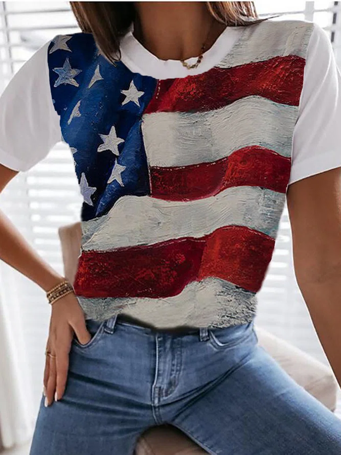 of July American flag print t...