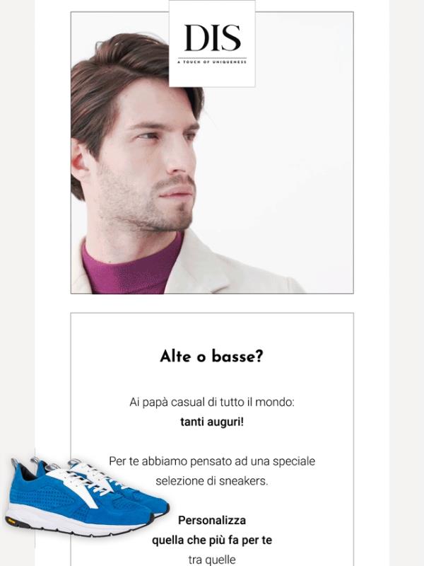 Tanti auguri, papà. Per te -20% su tutte le sneakers