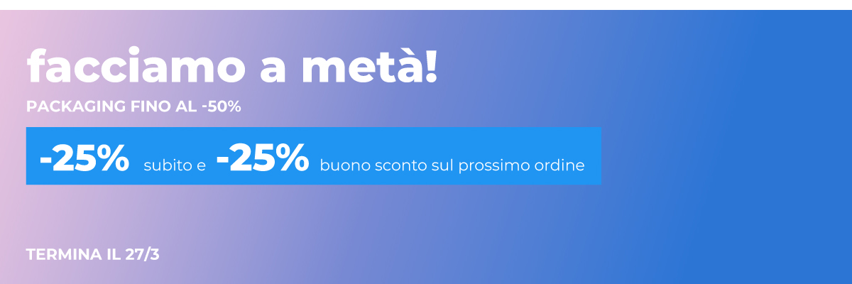 Packaging fino al -50%: da grandi offerte derivano grandi risparmi