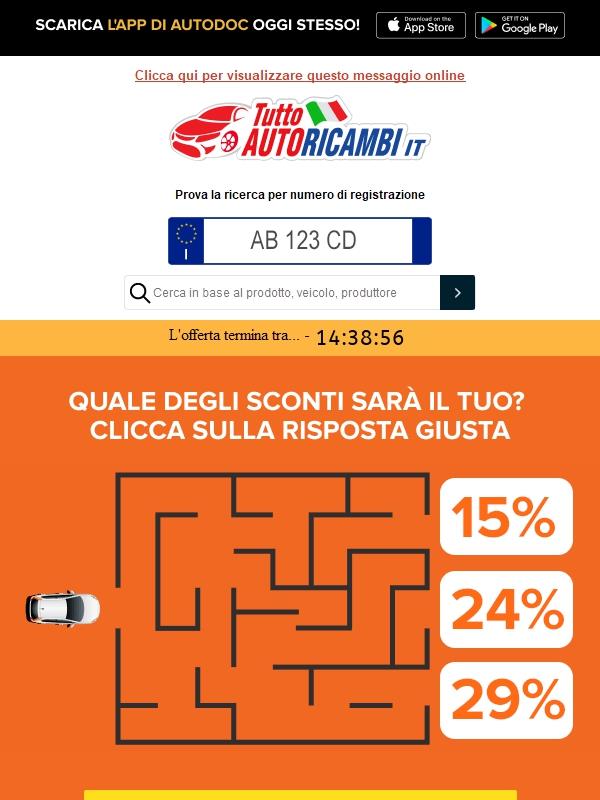 🚘🕵️ Troverai la strada giusta verso il tuo sconto❔