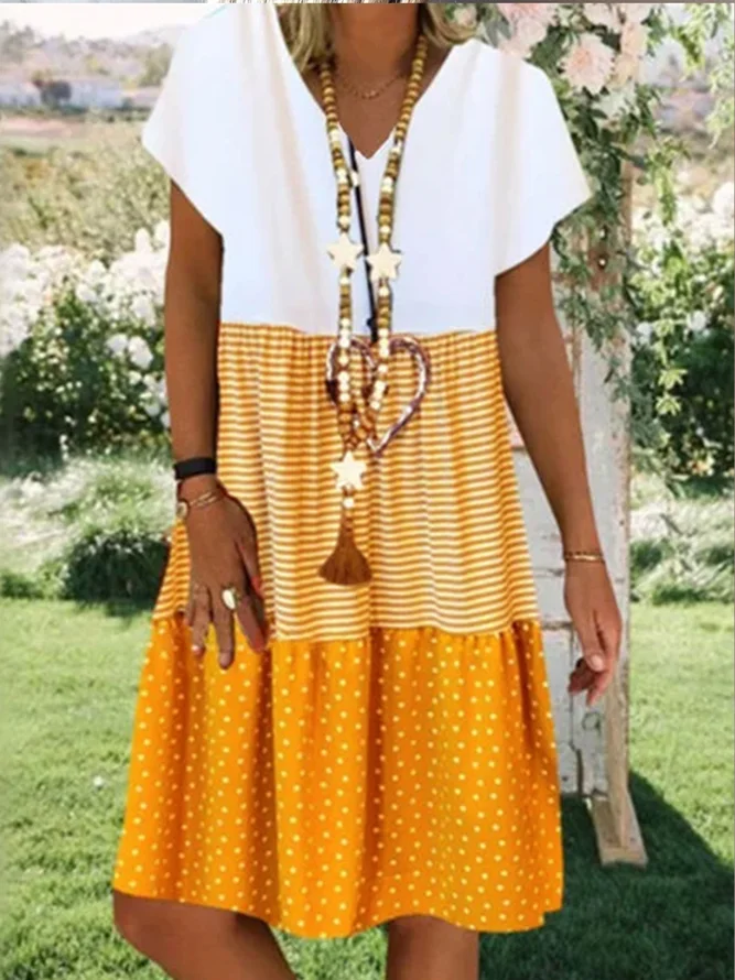 Sleeve Cotton-Blend Weaving D...