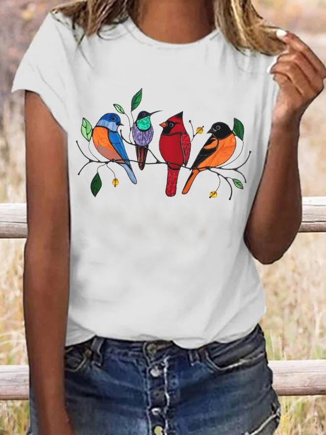 Animal Cotton-Blend Casual To...
