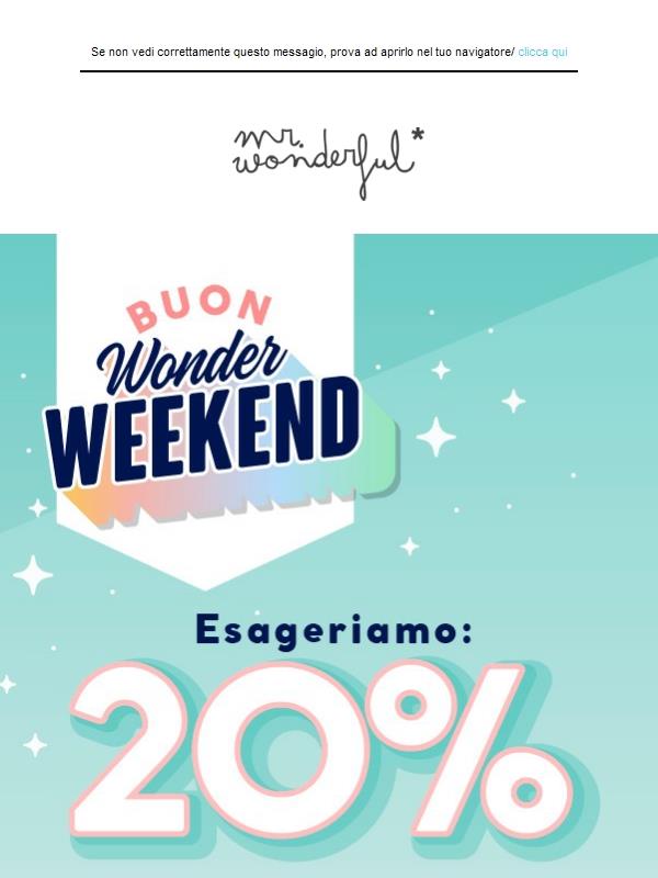 Ciao: uno SCONTO del 20% ti aspetta 🤗