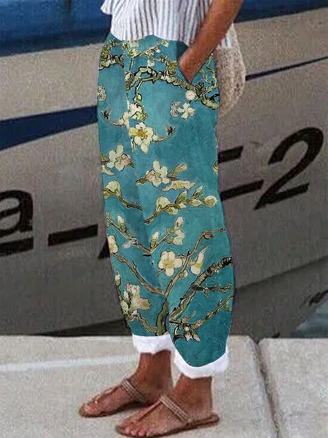             Floral Casual Pan...