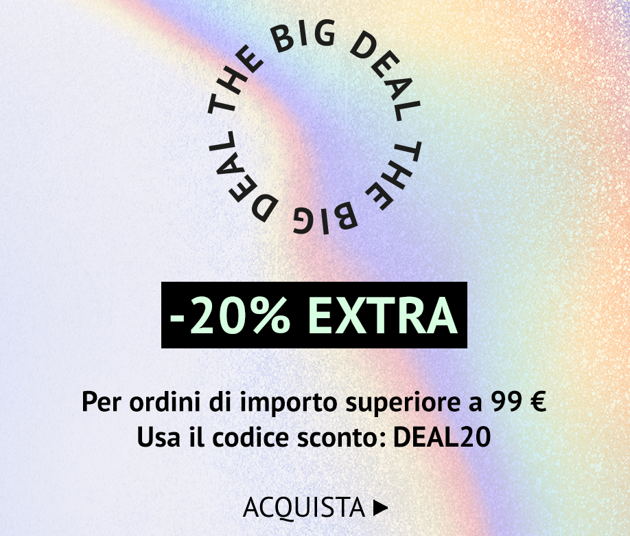 -20% EXTRA per ordini sopra i 99 € | Codice: DEAL20 >>