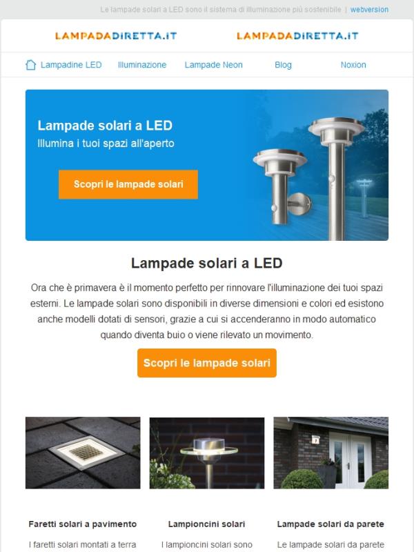 Illumina i tuoi spazi all'aperto