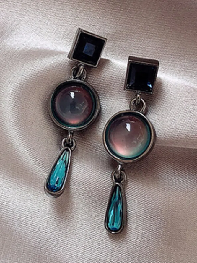 Vintage Baroque Crystal Earri...