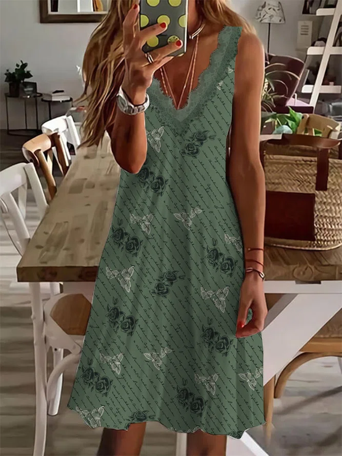 loose a-hem dress midi Plus S...