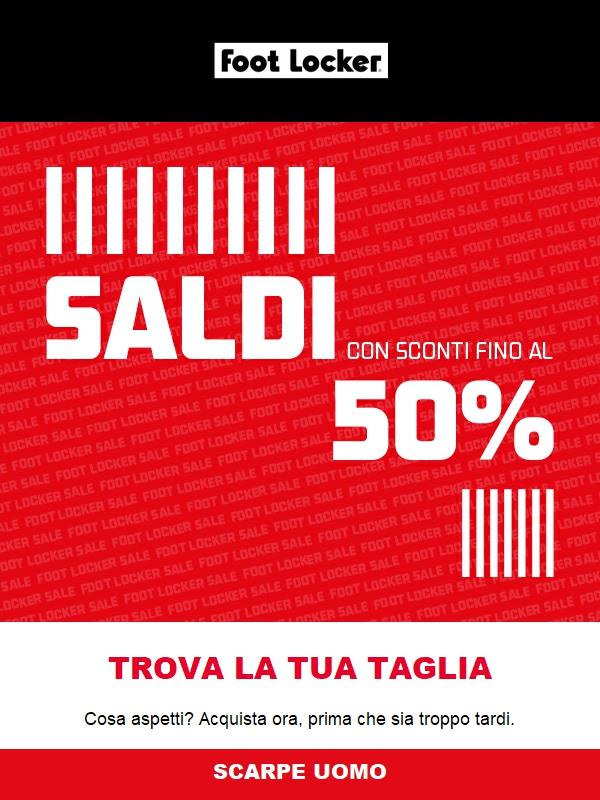 Foot Locker: 🚨 Ultime taglie in saldo: affrettati prima che sia troppo  tardi 🚨 | Jekoo