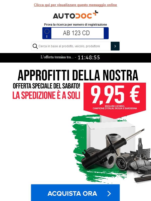 🚀 Ops! 😵‍💫 La spedizione a 🌟 6,95 € 🌟 è tornata