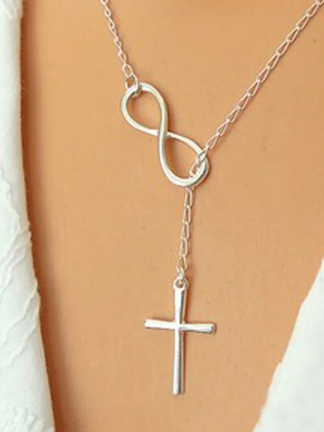   JFN  Silver Bowknot  Neckla...