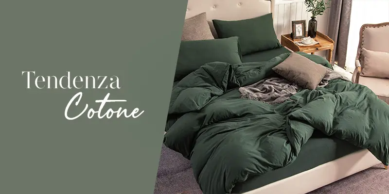 Selezione cotone lenzuola e biancheria per la casa Made in Italy