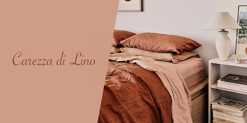 Carezza di Lino - tessile letto, biancheria letto, tessile casa in lino