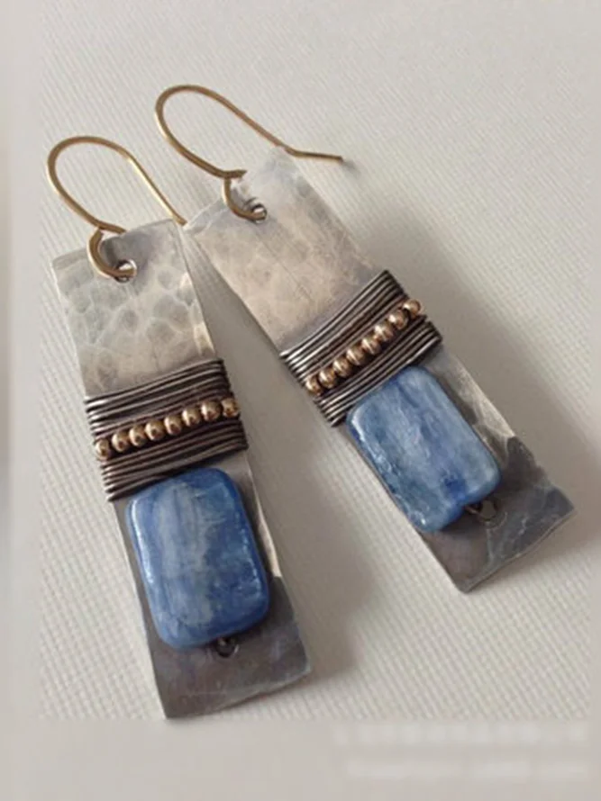      JFN  Blue Alloy   Earrin...