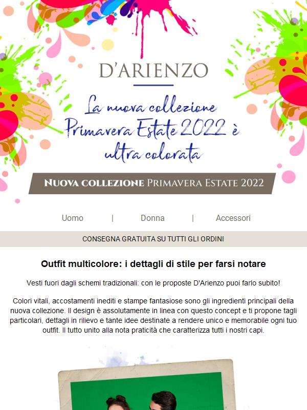 D'Arienzo: Vivacità, unicità e praticità: scopri la nuova collezione  Primavera/Estate 22 | Jekoo