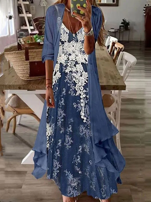 Neck Boho Short Sleeve Woven ...