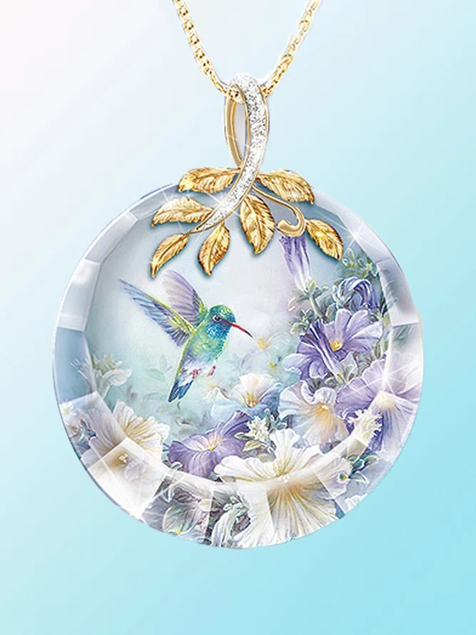 Creative Crystal Flower Bird ...