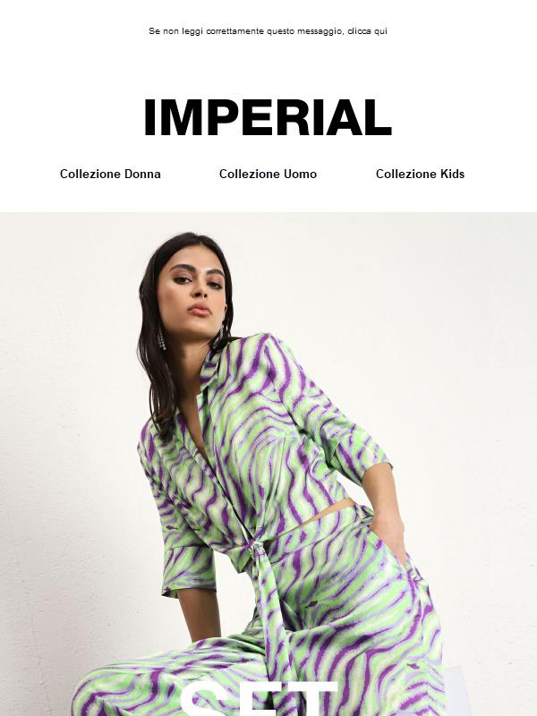 Imperial: Set coordinati: scopri i nuovi total look | Jekoo