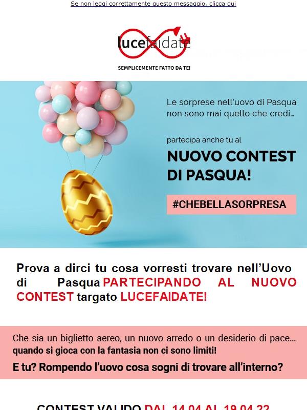 #CHEBELLASORPRESA parteci anche tu al Contest di Pasqua