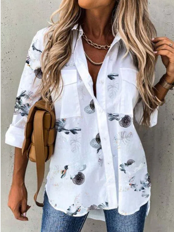Collar Shift Casual Shirts & ...