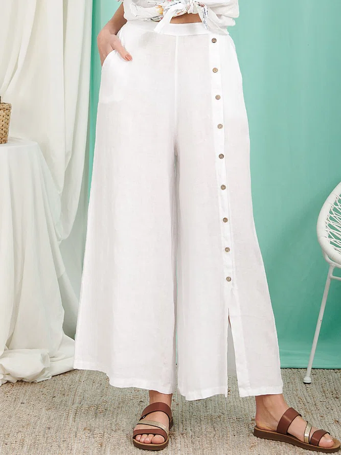 Blends Linen Vacation Casual ...