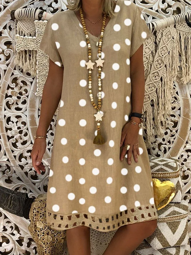 Polka Dot Summer  Plus Size D...