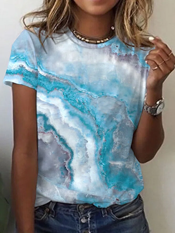 Neck Ocean Vacation T-Shirt/T...