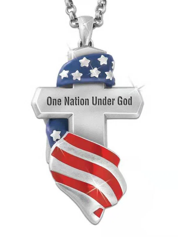 American Flag Personalized Ne...
