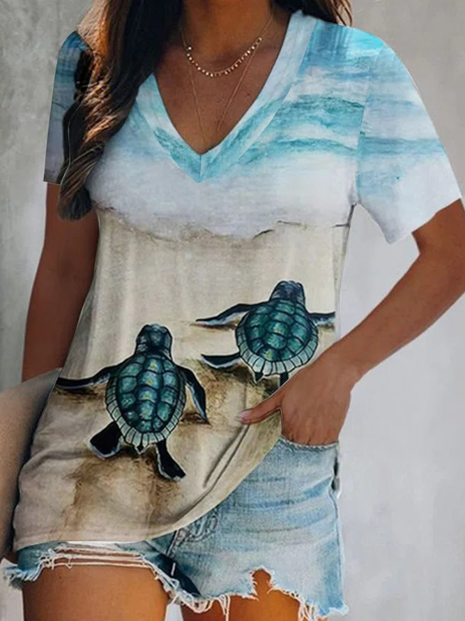 Ocean Animal Vacation T-Shirt...