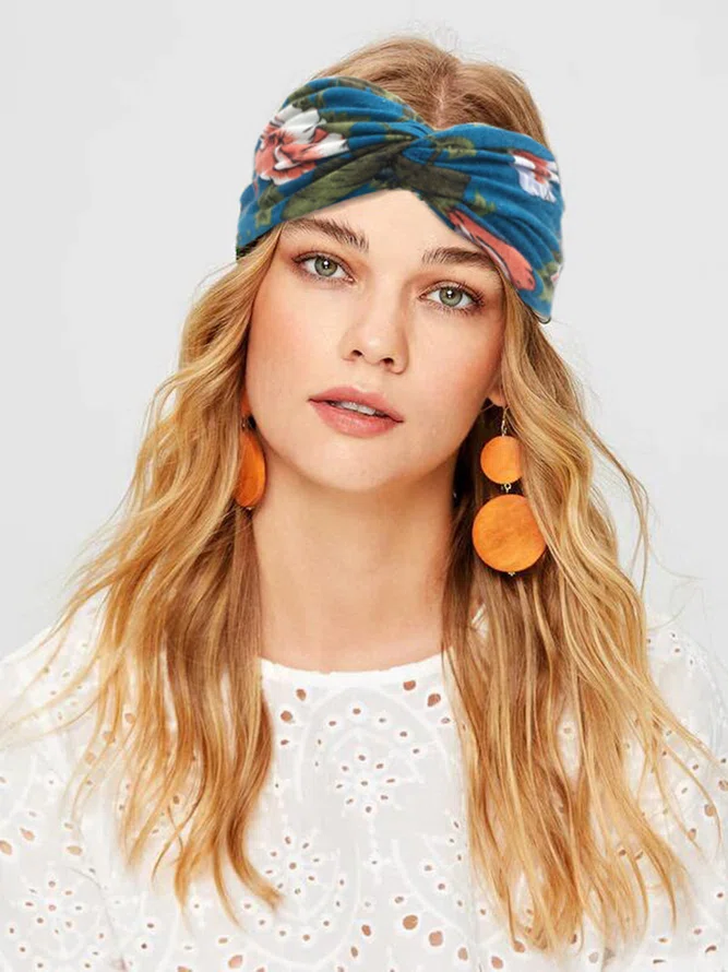            Boho Floral Headba...