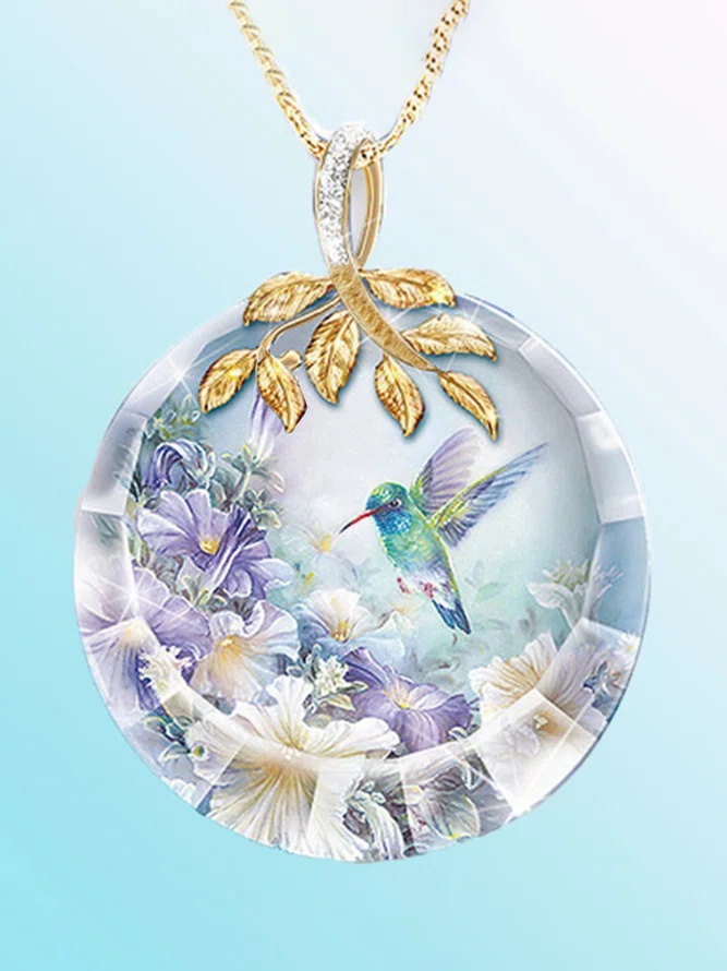 Creative Crystal Flower Bird ...