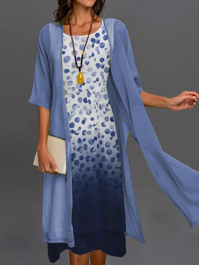 Short Sleeve Two Piece  Woven...