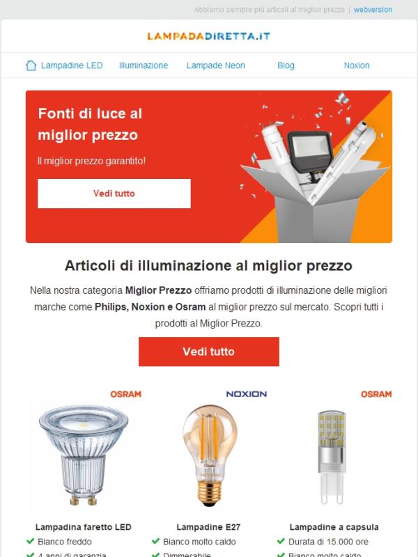 I migliori prodotti di illuminazione a ottimi prezzi