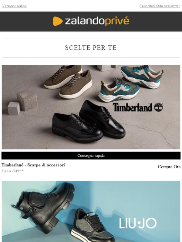 Zalando Privé: Esplora Timberland, LIU JO e NA-KD | Jekoo